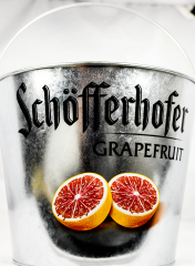 Schöfferhofer Weizenbier Grapefruit Eiswürfeleimer / Flaschenkühler verzinkt