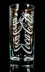 Coca Cola glass / glasses long drink glass 0.4l letter vertical
