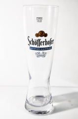 Schöfferhofer Glas / Gläser, Weissbier-Hefe-Weizenbierglas, Alkoholfrei, Glas 0,5l