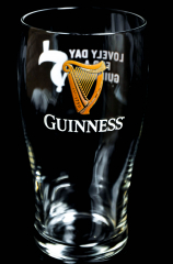 Guinness, Bierglas Glas / Gläser TUCAN Harfe Pint 0,5l Kleeblätter Shamrocks