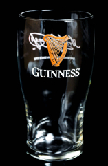 Guinness, Bierglas Glas / Gläser ARTHUR Harfe Pint 0,5l Kleeblätter Shamrocks