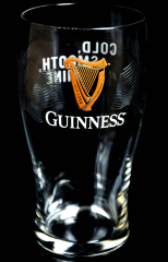 Guinness, Bierglas Glas / Gläser CSM Harfe Pint 0,5l Kleeblätter Shamrocks
