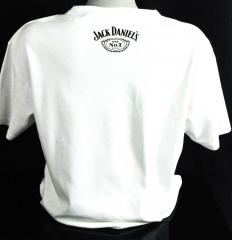 Jack Daniels Festival T-Shirt Jack Daniel round neck women white full logo size M