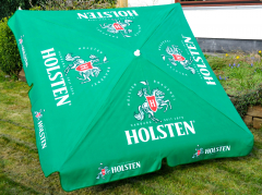 Holsten Pilsener Bier, XXL Gastro Sonnenschirm / Sonnenschutz / Knickgelenk 250cm diag.