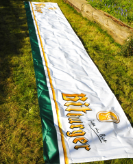 Bitburger Beer, XXXL Mega Banner / Tension Band / with Accessories / Herold Flags