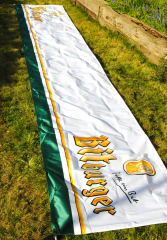 Bitburger Bier, XXXL Mega Banner / Spannband / mit Zubehör / Herold Fahnen