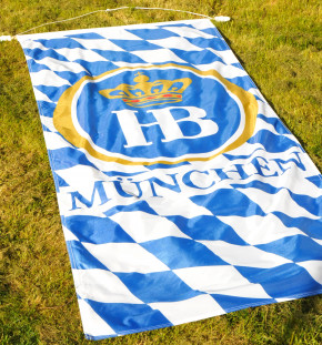 Hofbräu Bier München, XXL Vertikal Banner / Fahne / Flagge / Wimpel / Hochwertig