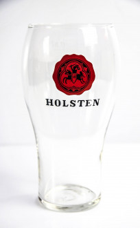 Holsten Edel beer, glass / glasses / Williglas 0.5l / 70s coat of arms / Rare!