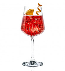 Campari, Glas / Gläser Aperetif Gläser Relief Longdrink Cocktail Spritz 0,49l