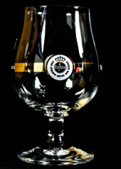 Warsteiner Bier, Glas / Gläser Schwenker Kugelglas 0,25l Bristol kleines Logo Ritzenhoff