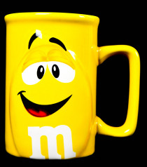 M&M, USA Keramik Becher Kaffeebecher Sammlertasse Milchbecher sehr massiv!!