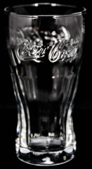 Coca Cola glass / glasses contour glass 0.2l, horizontal logo
