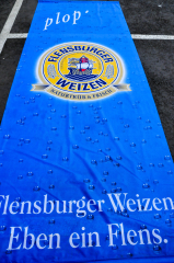 Flensburger Pilsener Weizen Banner, Fahne, Flagge Vertika 407 x 150cm